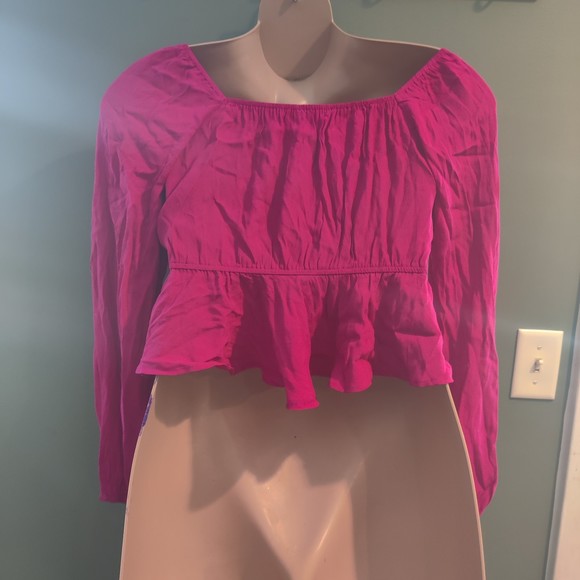 HEATHERLY x stitchfix Anniston Cowl Neck Peplum Blouse xl - Picture 4 of 4